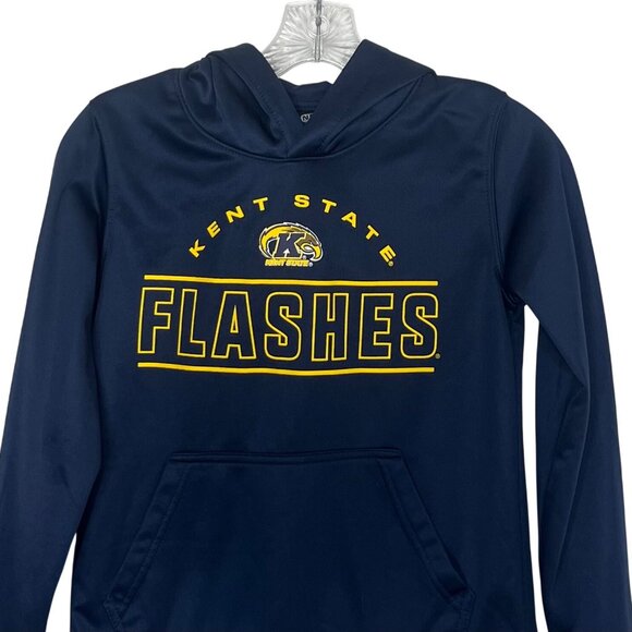 Kent State Flashes Youth Hoodie Medium 10/12 Blue Gen2 - Picture 4 of 9